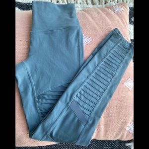 ALO moto leggings grey